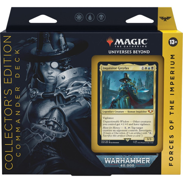 Mtg Commander Warhammer 40K The Forces of the Imperium Mazo Inglés Collector's Edition | Jocs de Cartes | Gameria