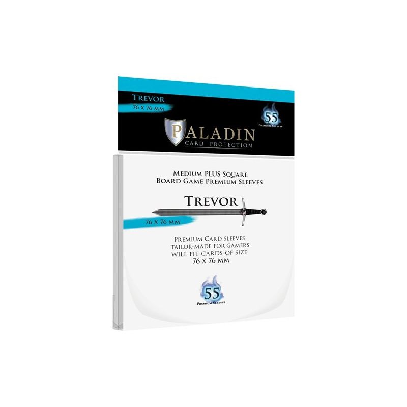 Paladin Trevor 76X76 mm sleeves 55 units | Accessories | Gameria