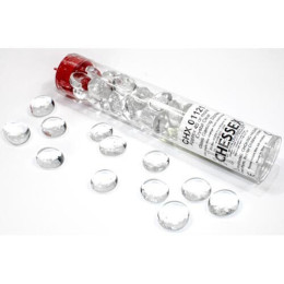 Counters Chessex Crystal Clear Glass | Accessories | Gameria