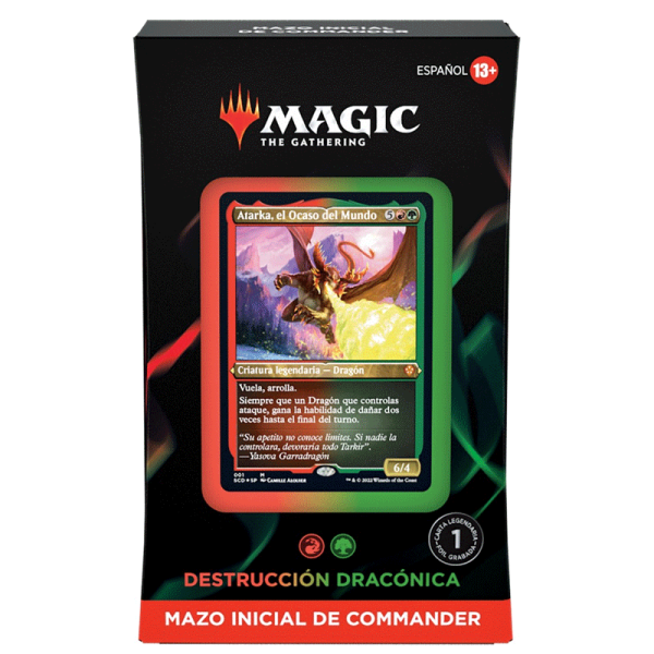 Destrucción dracónica - Mazo inicial de Commander