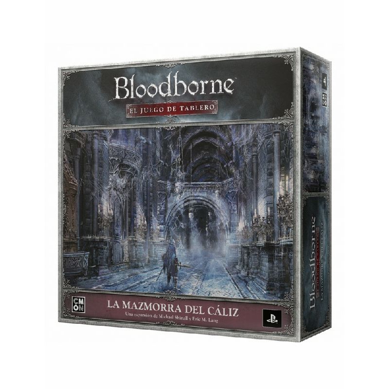Bloodborne: La Mazmorra del Cáliz és un joc de taula ambientat en el món del videojoc Bloodborne. Aquest joc et permetrà explora
