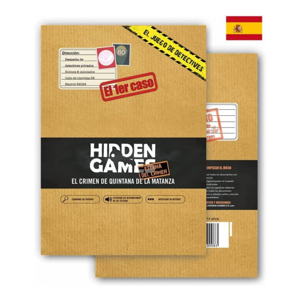 Hidden Games Crime Scene The Quintana de la Matanza Crime | Board Games | Gameria