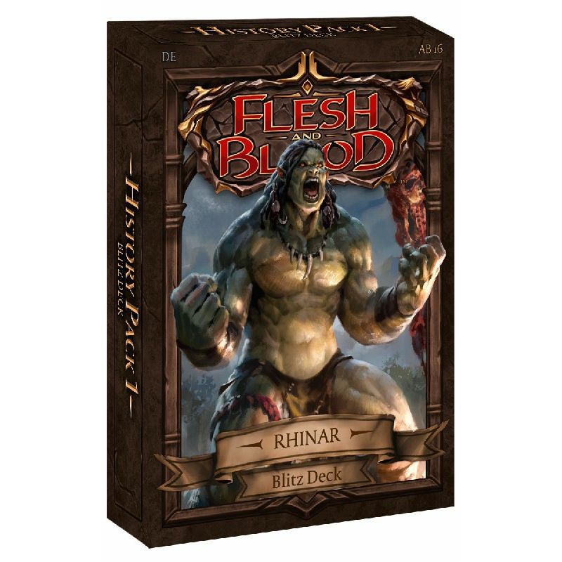 Flesh And Blood Tcg Rhinar Blitz Deck  | Juegos de Cartas | Gameria