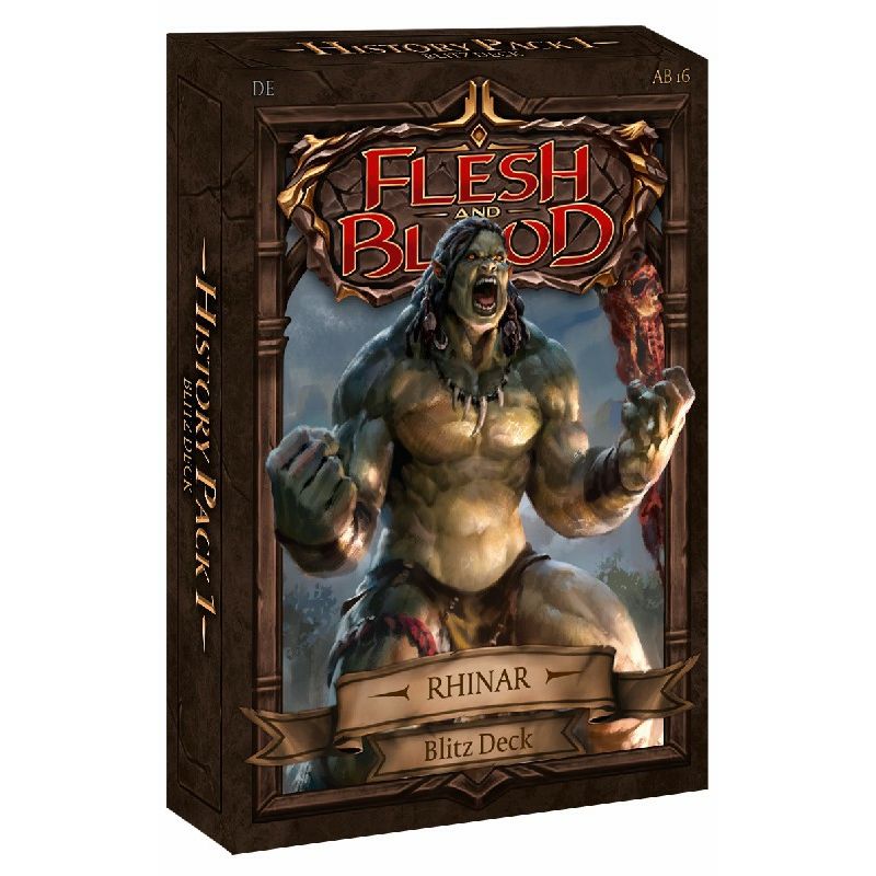 Flesh And Blood Tcg Rhinar Blitz Deck | Card Games | Gameria