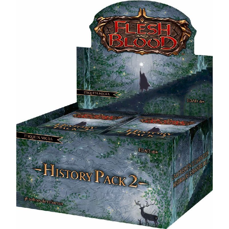 Flesh And Blood Tcg History Pack 2 Etiqueta Negra Caja  | Juegos de Cartas | Gameria