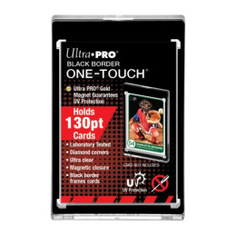 Card Protector Ultra Pro One Touch Magnetic Holder 130Pt Black Border | Accessories | Gameria