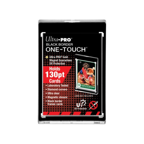 Protector Carta Ultra Pro One Touch Magnetic Holder 130Pt Black Border | Accesorios | Gameria