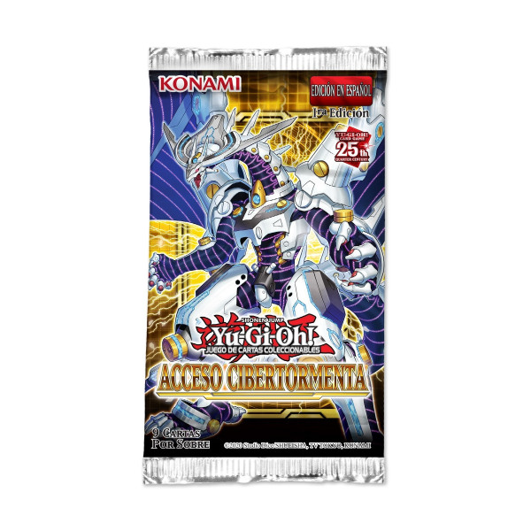 Tcg Yugioh Acceso Cibertormenta Sobre | Juegos de Cartas | Gameria