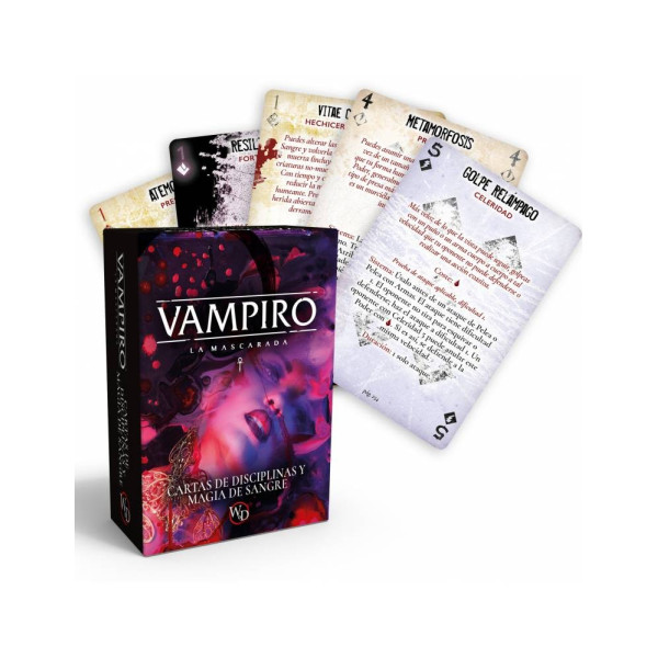Vampiro La Mascarada Cartas de Disciplina y Magia de Sangre | Juegos de Mesa | Gameria