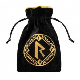 Black & Golden Dice Bag Q Workshop | Accessories | Gameria