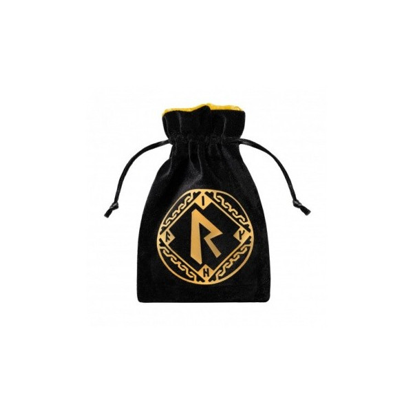 Black & Golden Dice Bag Q Workshop | Accessories | Gameria