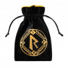 Black & Golden Dice Bag Q Workshop | Accessories | Gameria