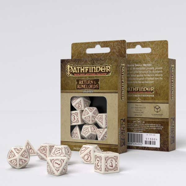 Pathfinder Return Of The Runelords Dice Set | Accessories | Gameria