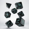 Dados Q Workshop Galactic Black & Blue Dice Set | Accessories | Gameria