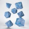 Dados Q Workshop Elvish Glacier & White Dice Pack | Accesorios | Gameria