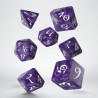 Dados Q Workshop Classic RPG Lavender & White Dice Set | Accesorios | Gameria