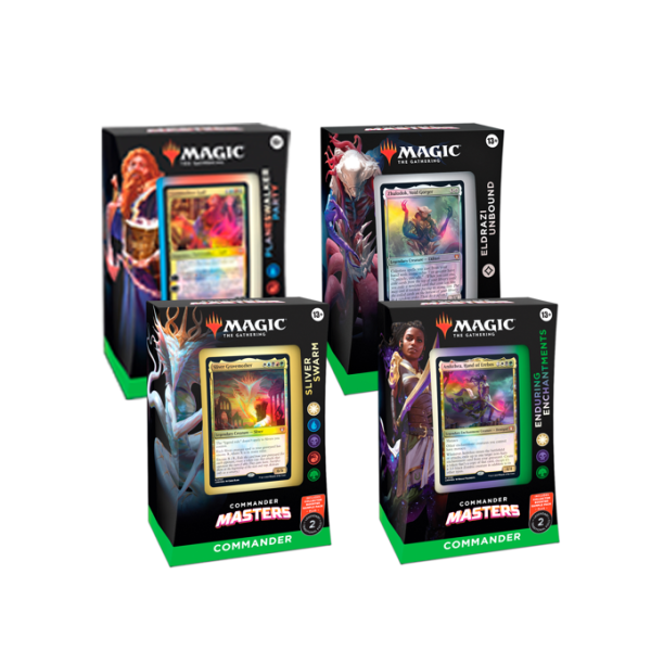 Mtg Commander Masters Pack 4 Commanders (Inglés) | Juegos de Cartas | Gameria