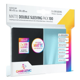 Fundas Gamegenic Matte Double Sleeving Pack 2x100 Uds | Accesorios | Gameria