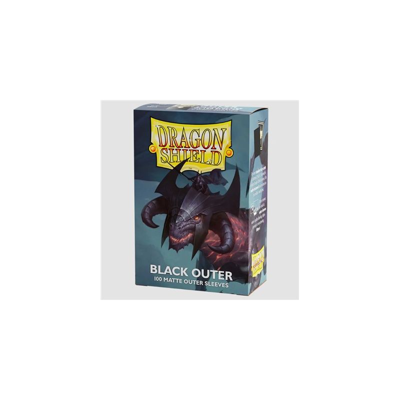 Covers Dragon Shield Black Outer 100 Units