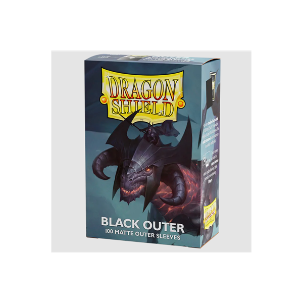 Covers Dragon Shield Black Outer 100 Units