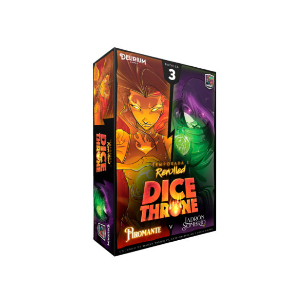 Dice Throne Piromante vs Ladrón Sombrío | Juegos de Mesa | Gameria