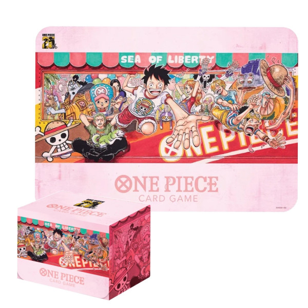 One Piece Card Game Playmat And Card Case Set 25th Edition (Inglés) | Juegos de Cartas | Gameria