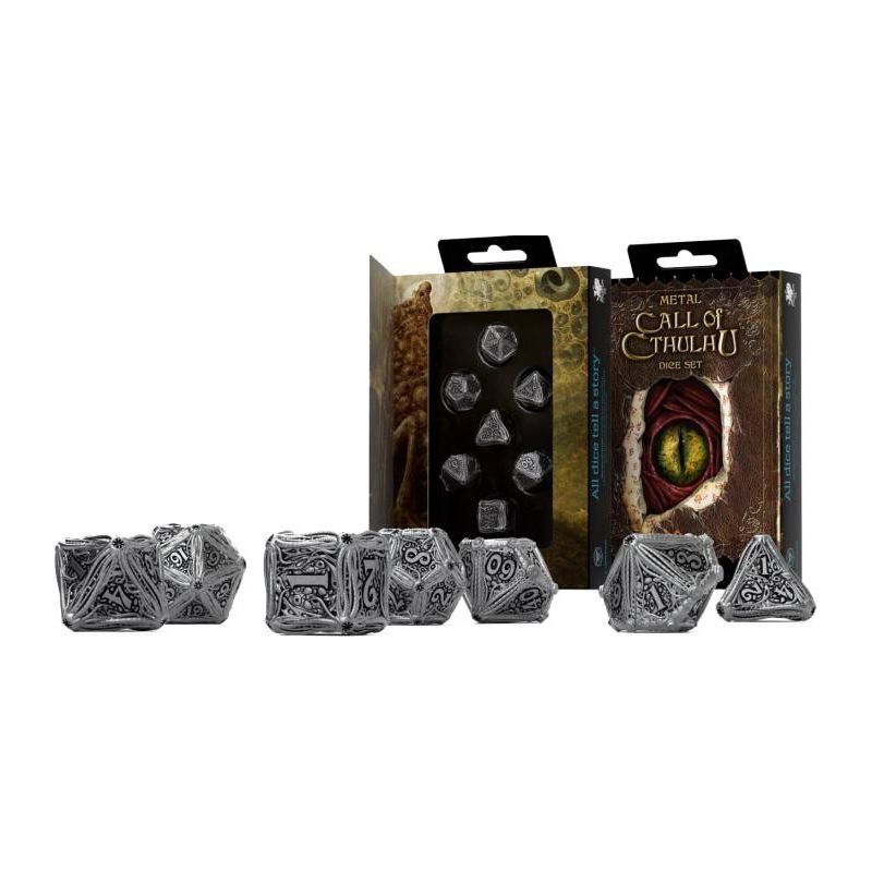 La Llamada De Cthulhu Set de Dados Metal (7) | Accesorios | Gameria