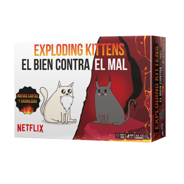 Exploding Kittens El Bien Contra el Mal | Juegos de Mesa | Gameria