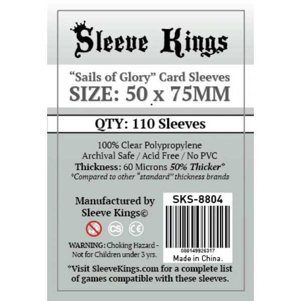 Fundas Sleeve Kings Sails Of Glory 50x75mm | Accesorios | Gameria