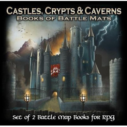 Castles Crypts And Caverns Books Of Battle Mats | Rol | Gameria