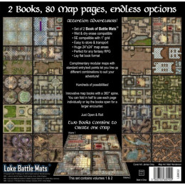 Castles, Crypts, and Caverns: Books of Battle Mats | Role-playing | Gameria