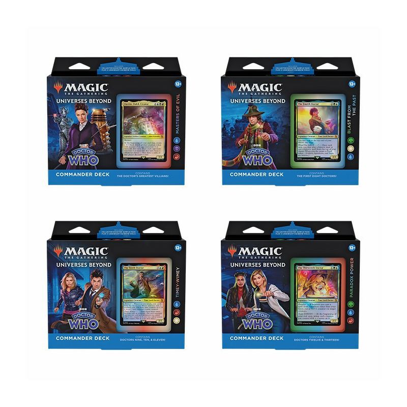 Mtg Comandant Doctor Who Pack 4 Mazos | Jocs de Cartes | Gameria