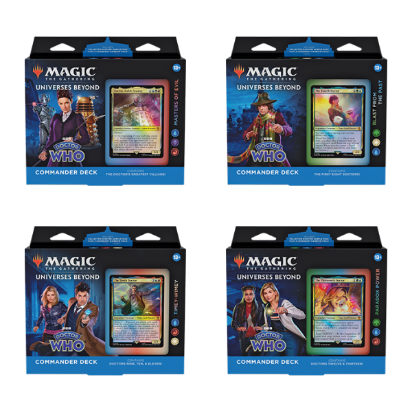 Mtg Comandant Doctor Who Pack 4 Mazos | Jocs de Cartes | Gameria