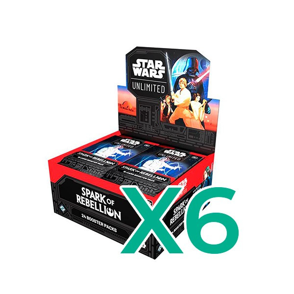 Star Wars Unlimited Sparks of Rebellion 6 Cajas de Sobres (Inglés)  | Juegos de Cartas | Gameria