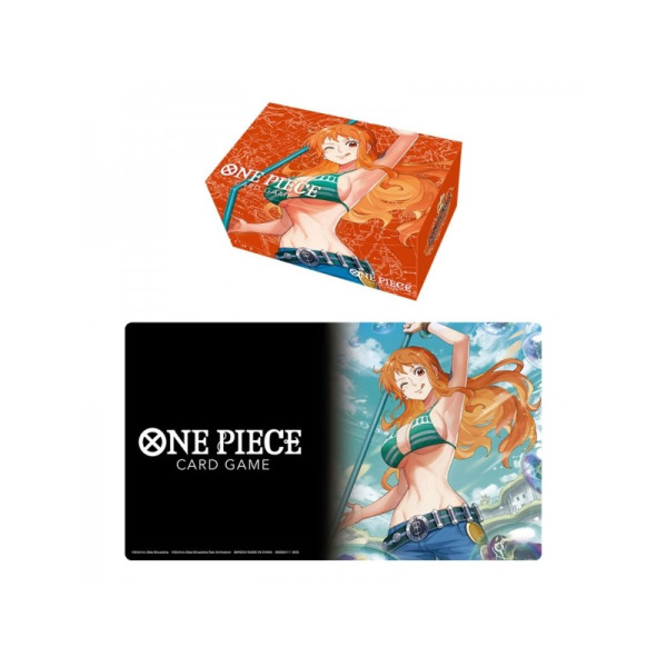 Tapet de joc și cutie de depozitare pentru jocul de cărți One Piece Nami | Jocs de Cartes | Gameria