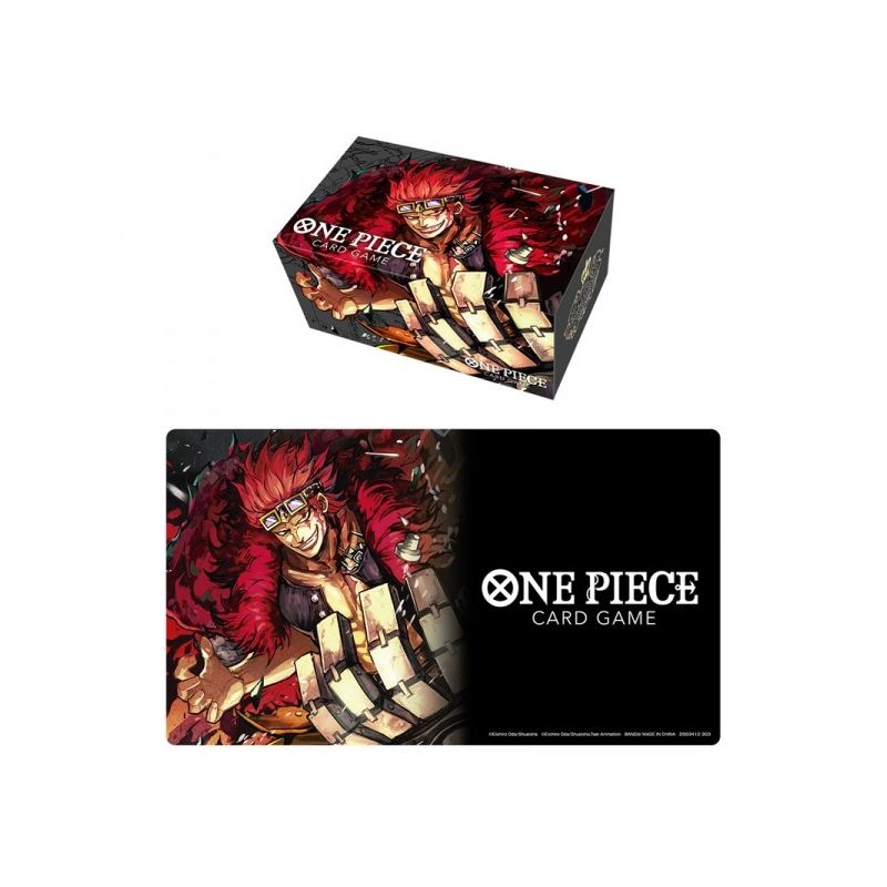Tapet de joc și cutie de depozitare pentru jocul de cărți One Piece Eustass Captain Kid | Jocs de Cartes | Gameria