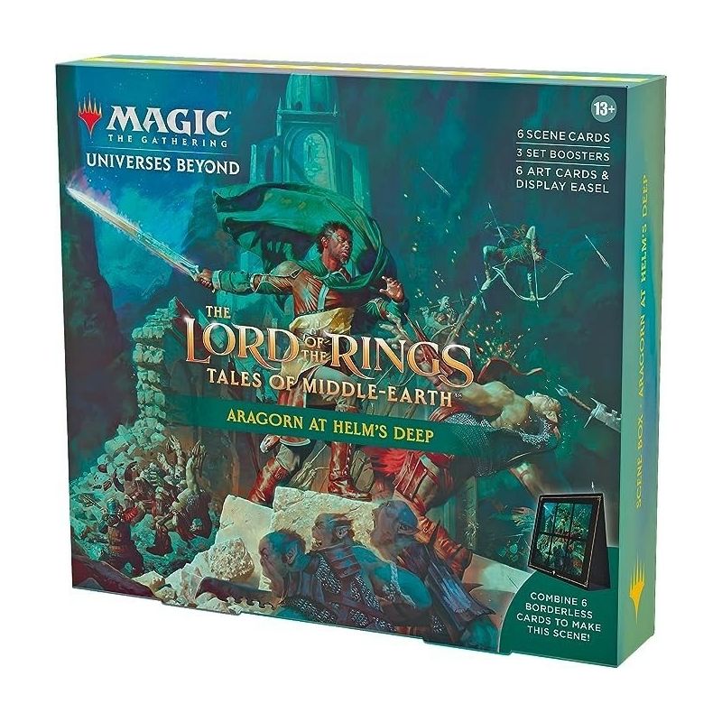 Mtg The Lord of the Rings Tales of Middle-earth Holiday Scene Box Aragorn at Helm's Deep (English) | Card Games | Ga