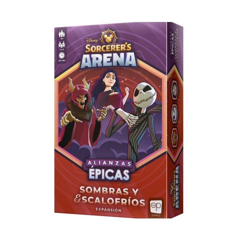 Disney Sorcerer Arena Alianzas Épicas Sombras y Escalofrios  | Juegos de Mesa | Gameria