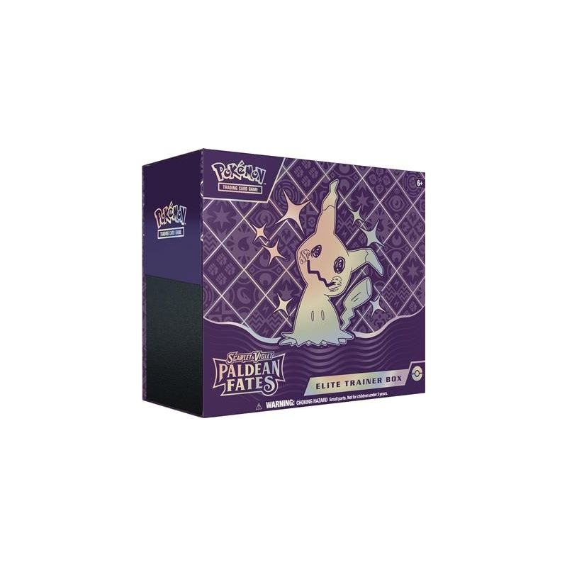 Pokémon Jcc Escarlata y Púrpura 4.5 Paldean fates  Elite Trainer Box (Inglés)  | Juegos de Cartas | Gameria