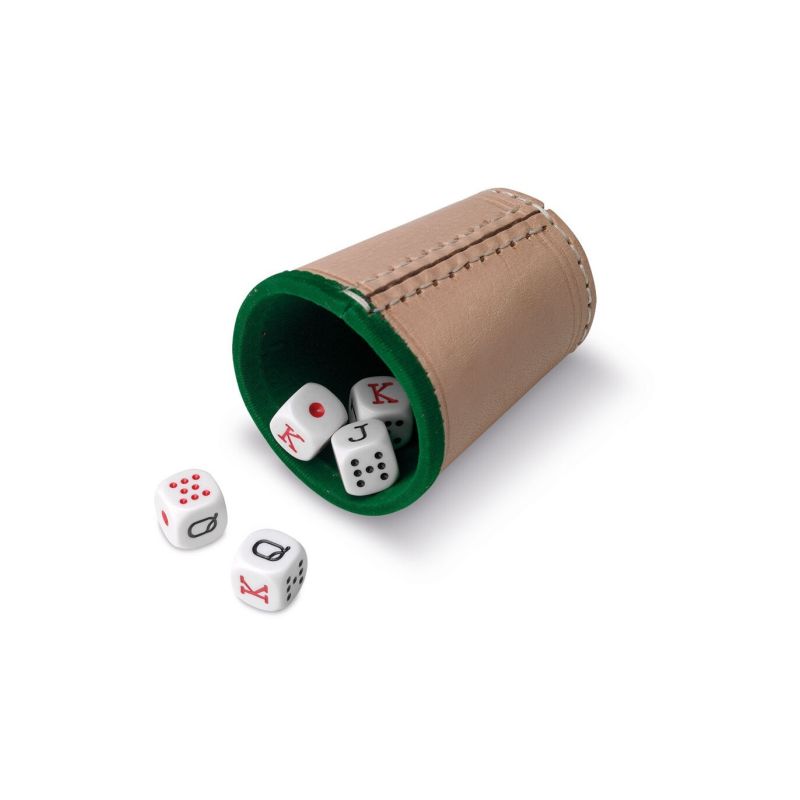 Leather Poker Cup | Board Games | Gameria