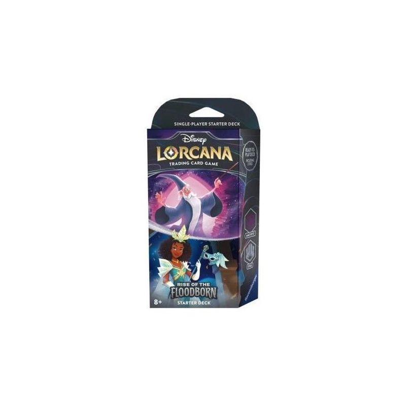Lorcana Rise of the Floodborn Starter Deck Amethyst/Steel (Inglés) | Juegos de Cartas | Gameria