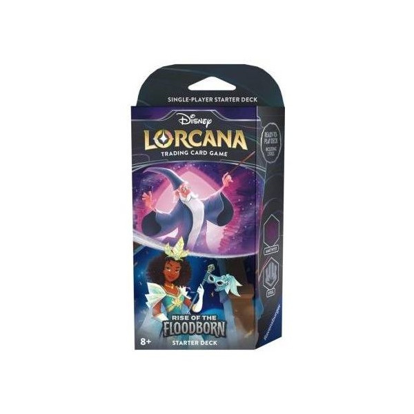 Lorcana Rise of the Floodborn Starter Deck Amethyst/Steel (Inglés) | Juegos de Cartas | Gameria