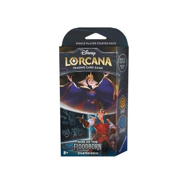 Lorcana Rise of the Floodborn Starter Deck Amber/Sapphire (Inglés) | Juegos de Cartas | Gameria
