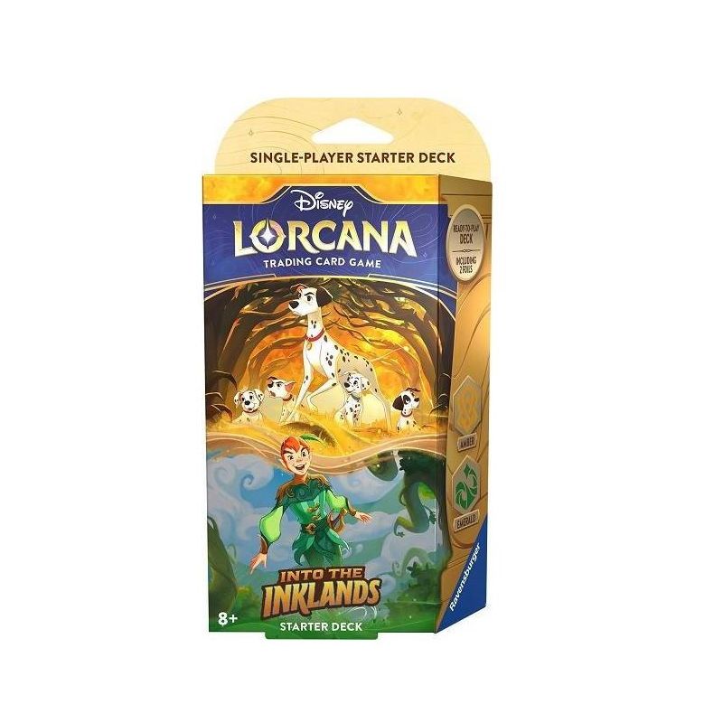 Lorcana Into the Inklands Starter Deck Amber/Emerald (Inglés) | Juegos de Cartas | Gameria