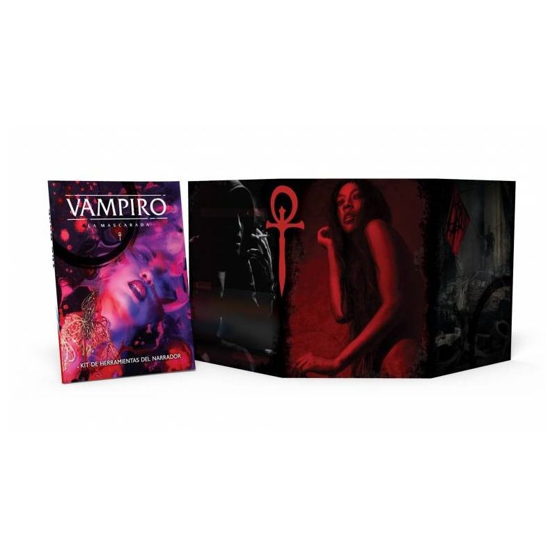 Vampiro La Mascarada 5ª Edición Kit de herramientas del Narrador (Pantalla) + Copia Digital| Rol | Gameria