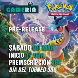 Torneo Pokémon Pre-release Scarlet & Violet Temporal Forces 09 marzo | Gameria