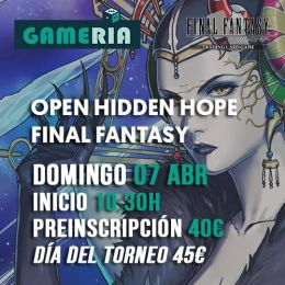 Torneo Final Fantasy Open Hidden Hope | Gameria
