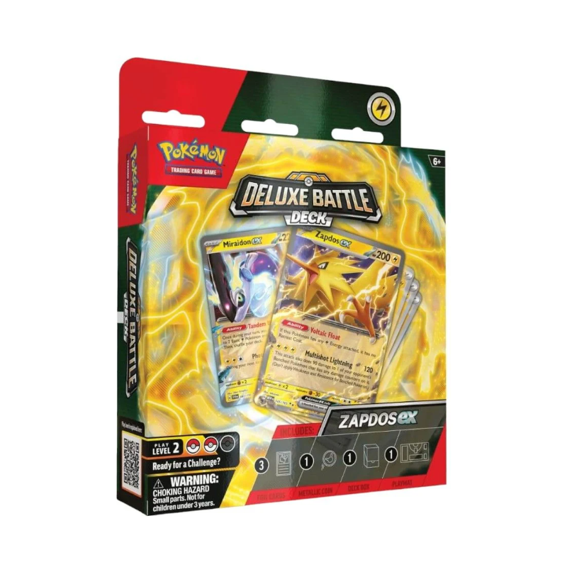 Pokémon Jcc Deluxe Battle Deck 2024 (Zapdos Ex) (Inglés) | Juegos de Cartas | Gameria