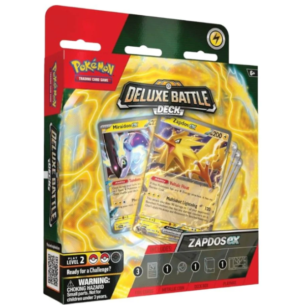 Pokémon Jcc Deluxe Battle Deck 2024 (Zapdos Ex) (Inglés) | Juegos de Cartas | Gameria