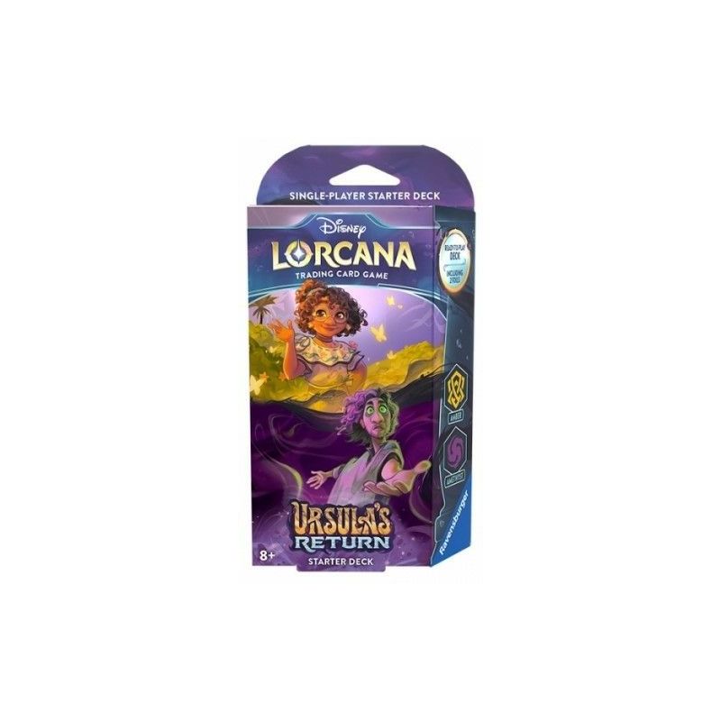 Lorcana Ursula's Return Inglés Starter Deck Amber/Amethyst (Inglés) | Juegos de Cartas | Gameria